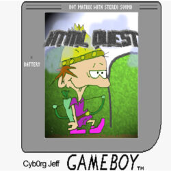 Cyborg Jeff - HTML Quest - cover originale, 2001