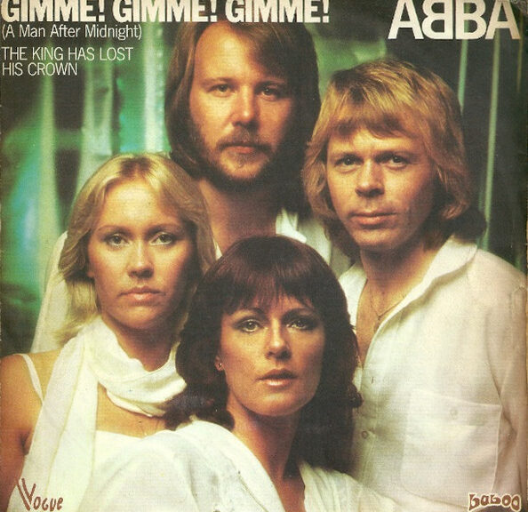 Pochette 45 tours - Gimme Gimme du groupe Abba, 1979